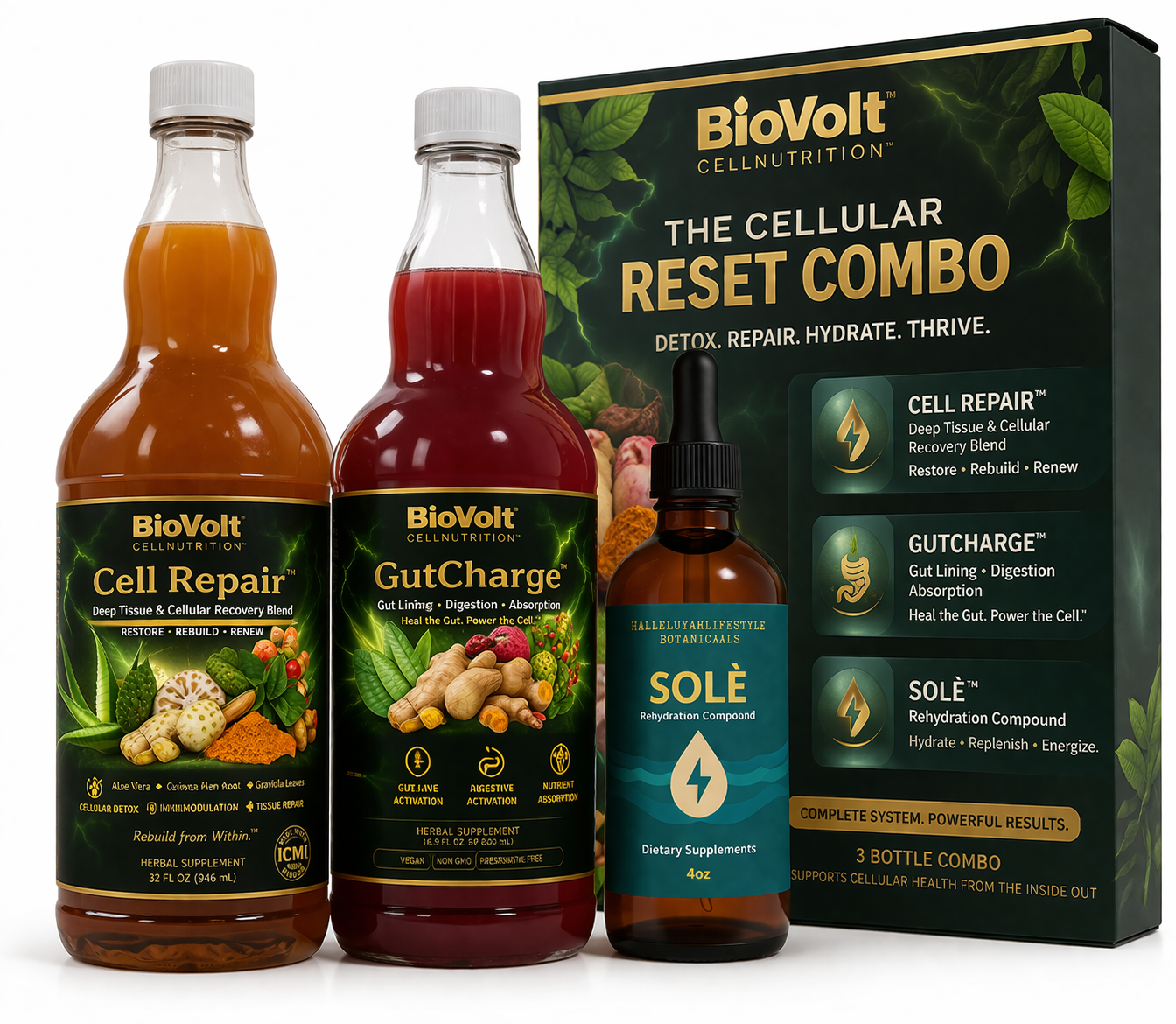 BioVolt Reset Combo Pack